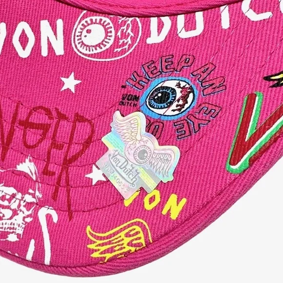 Von Dutch pink trucker hat - Picture 7 of 7